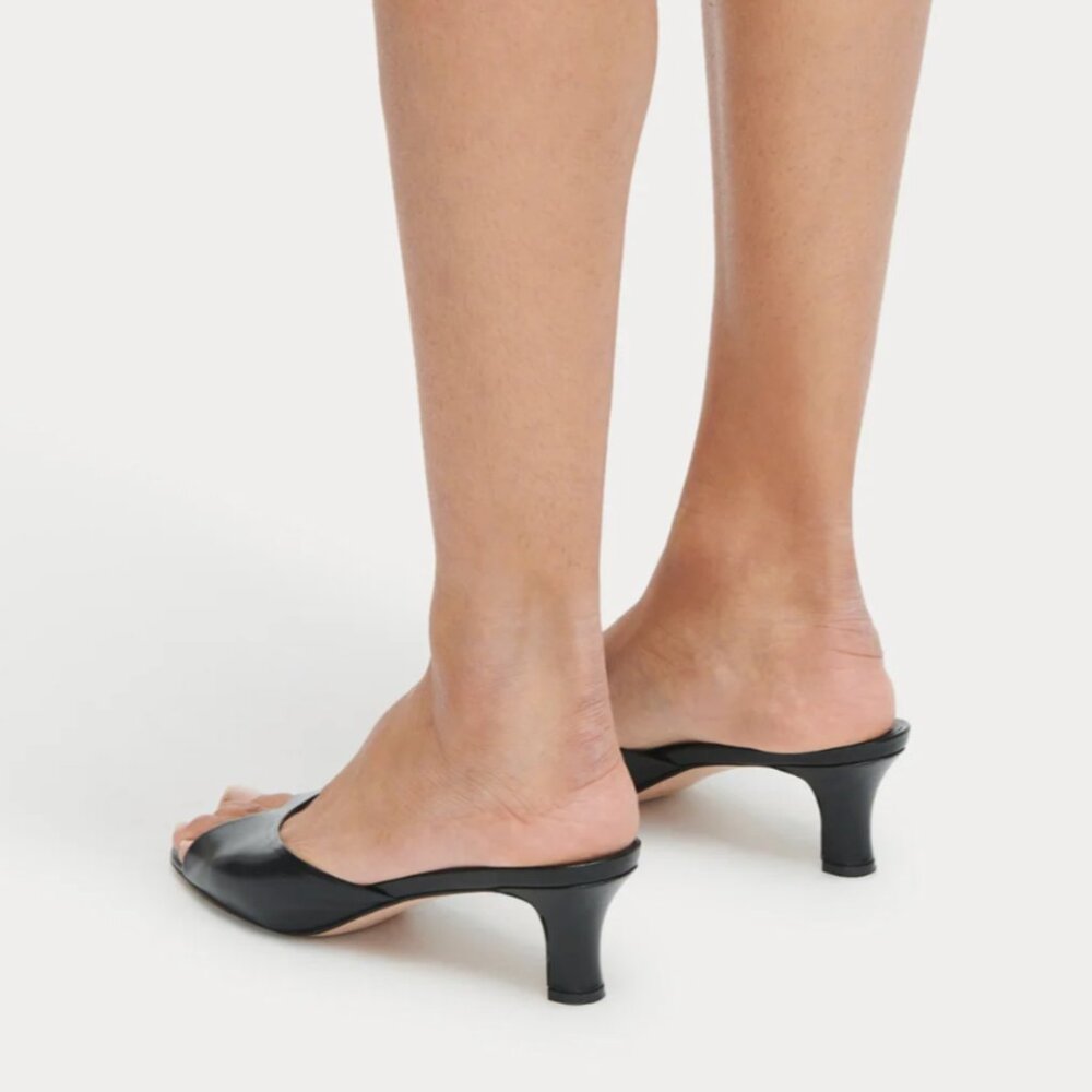 Rachel Comey "Taro" Kitten Heel Mules in Black, size 6 - Picture 4 of 10